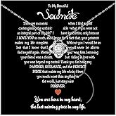 DWKER To My Soulmate Necklace For Women, Love Knot Necklace, Future Wife Gift, Promise Jewelry For Girlfriend