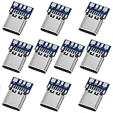 ANMBEST 10PCS USB 3.1 Type C Connector 24 Pins