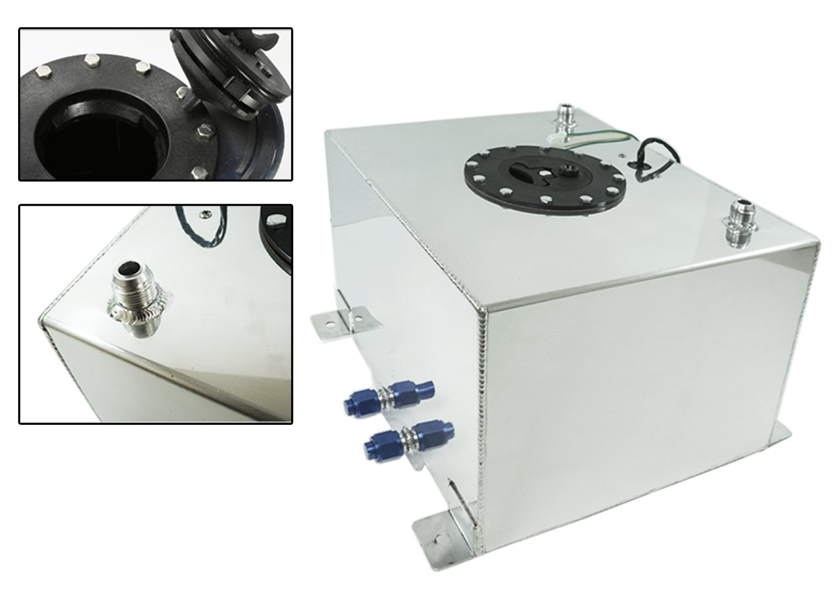 8 Gallon 30 5l Level Racing Sender Drift Fuel Cell Gas Tank W