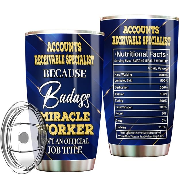 MONIZILUCKY Accounts Receivable Specialist Tumbler
