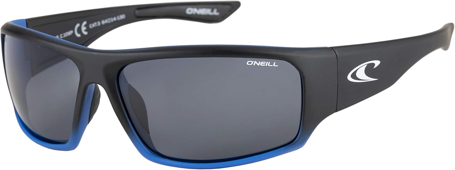 O'Neill Sultans 2.0 Polarized Sunglasses, Matte Black/Blue