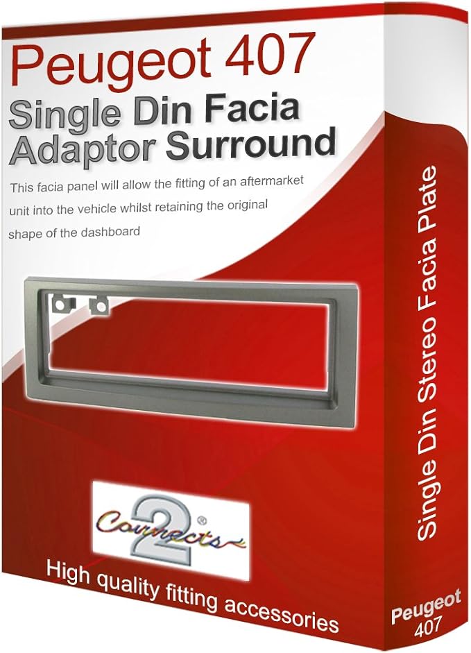 Peugeot 407 stereo radio Facia Fascia adapter panel: Amazon.co.uk