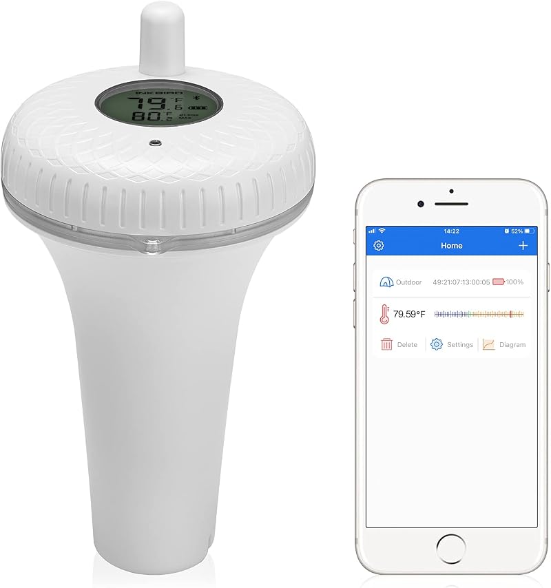 Inkbird IBS-P01B Bluetooth Floating Thermometer for Pools & Spas