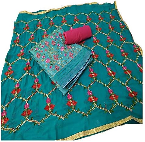 Monika Silk Mill Chanderi Dress Material