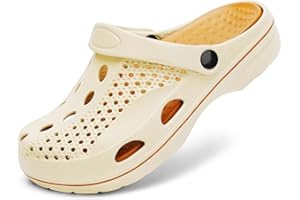 Wolidio Boys and Girls Arch Support Garden Clogs Shoes Kids Slippers Indoor Outdoor Beach Sandals Removable Cushion Insole