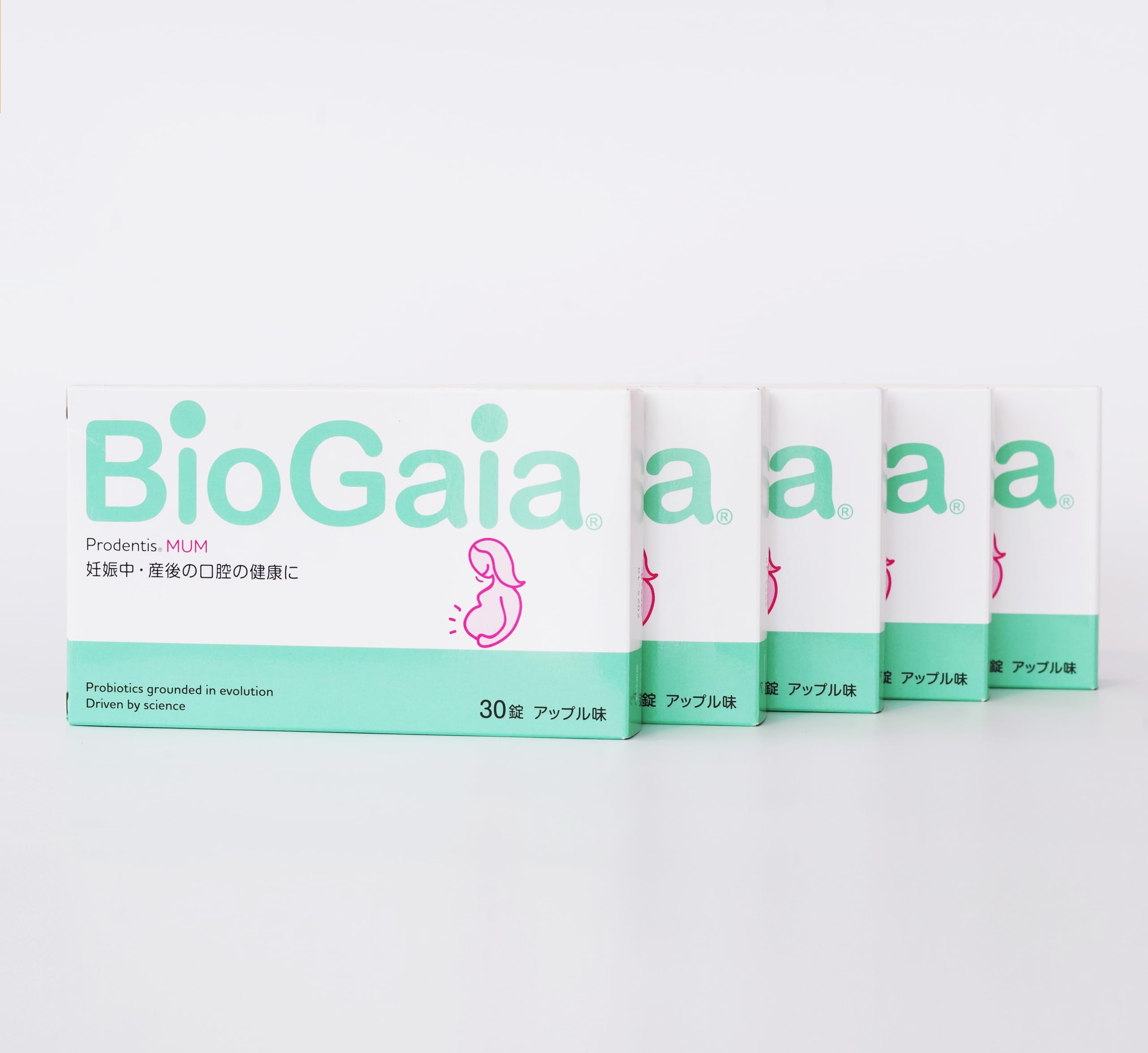 バイオガイア ロイテリ菌 タブレット プロデンティス マム アップル 5箱 プロバイオティクス 乳酸菌 サプリ 菌活 の商品画像
