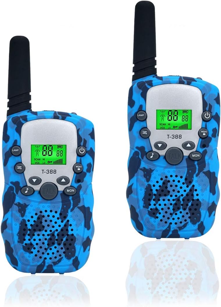 Best Gifts for Children,BITy Kid’s Walkie Talkies,Cool Toys for 4-5 Year Old Boys,Two Way Radios Long Range for 4-10 Year Old Boys Girls Presents1 Parir(Blue)