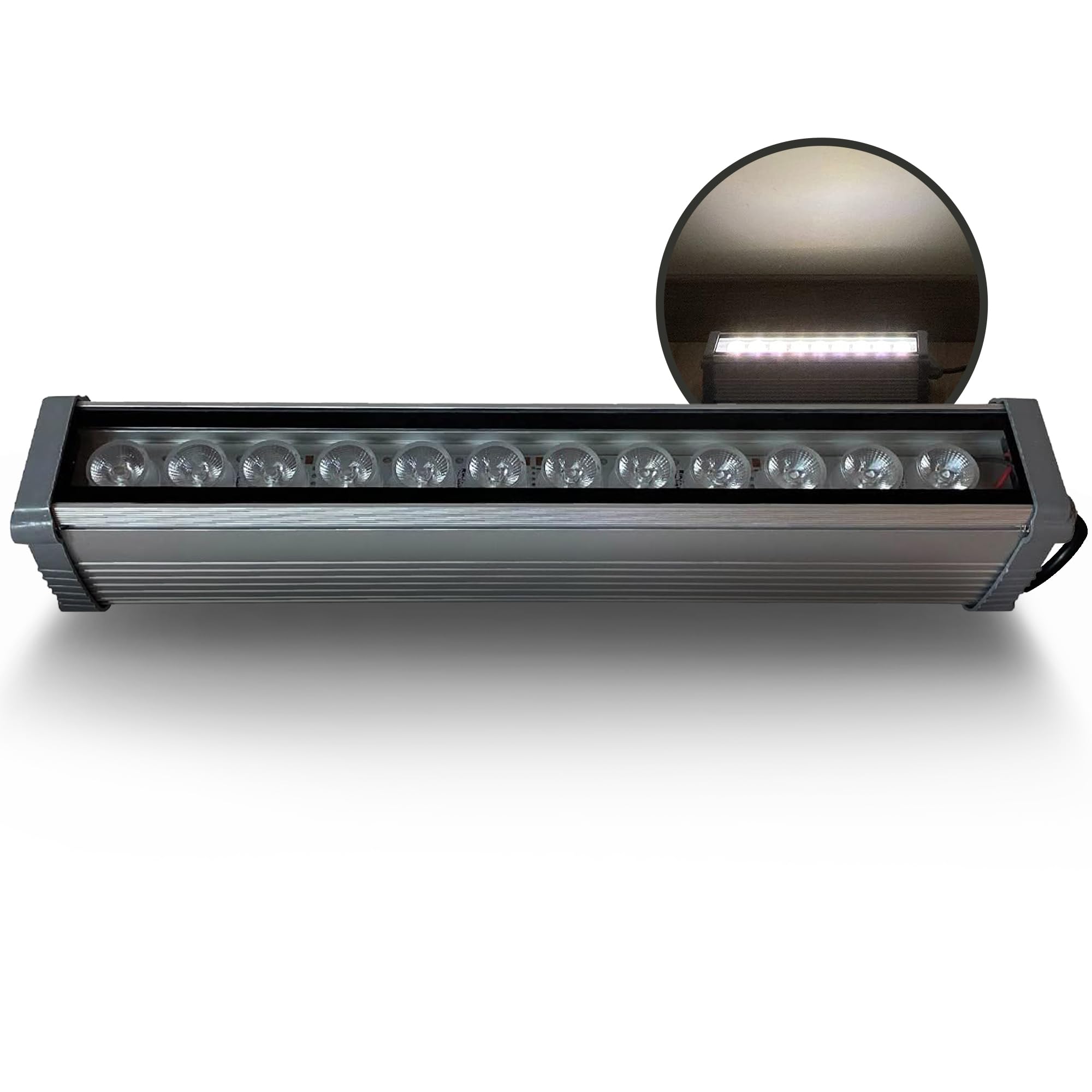 LedRica Indoor and Outdoor Lights, Modern Garden and Wall Lights, Weather-Resistant Wall Lights, Wall Washers with IP65 Waterproof Driver, Includes Hardware, Warm White, 12 Watts