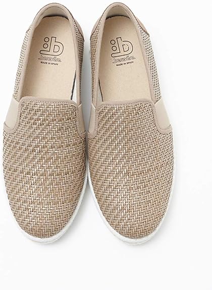 Amazon アルフレッド バニスター シューズ 軽量 Berevere別注 メッシュスリッポン メンズ ベージュ 42 26 0cm ローファー スリッポン