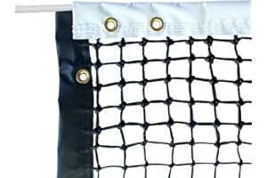 VANCL Tennis Net Outdoor Heavy Duty Professional Tennis Court Net Replacement Portable Tennis Net Nylon for Standard Tennis Courts [Includes 2 Fiberglass Dowels]