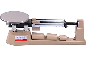 ZeHuoGe Triple Beam Mechanical Balance Scale 2610Gx0.1g Lab Analytical Weight Zero Adjustment Knob Built-in Magnetic Dampening Laboratories Classrooms