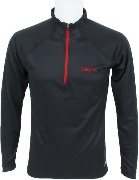 Amazon Marmot マーモット 長袖ジップシャツ 男性用 ヒートナビロングスリーブジップ Heat Navi L S Zip 山登り トレッキング ミドルレイヤー メンズ ハイキング 登山 Mjk F7063 Blk アウトドア メンズ 通販