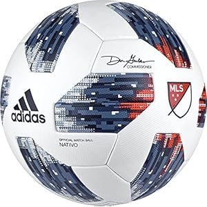 adidas 18 MLS Omb Soccer Ball 5 White/Blue