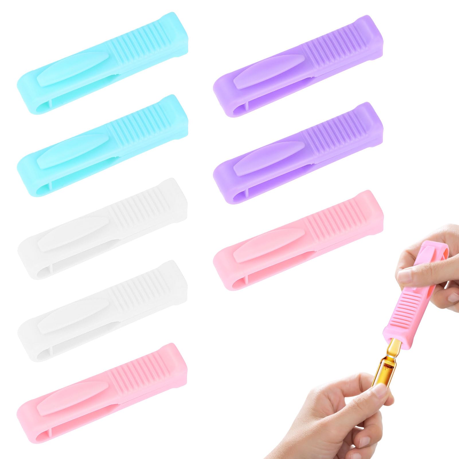 Ampule Opener for Nurses,8 Pcs Glass Ampule Opener Keyring,Glass Ampule Breaker Reusable,Ampoule Opener Tool for Nurse Doctor