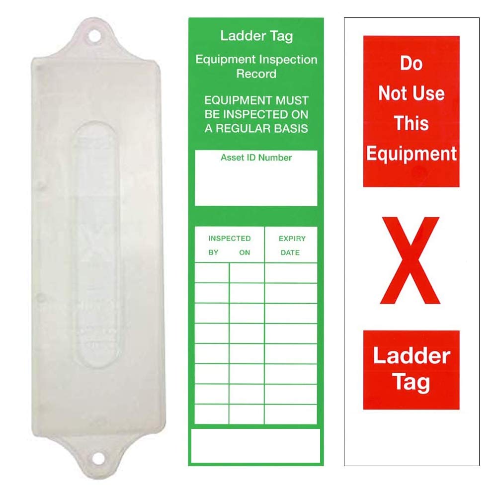 Ladders4Sale Ladder Inspection Tags With Holders X10 Buy Online In