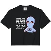 Threadless Nathan W. Pyle Aimlessly Graphic Comfort Colors Crop Top