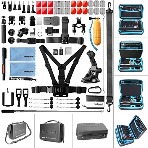Ultimate 70in1 Combo for GoPro Accessories Kit Pack GoPro Mounts Bundle Set Starter Suit w/Hi Capacity Dual-Layer Waterproof Anti-impact Hand Bag for GoPro Hero 6 5 4 3+ 3 Session Sony Yi AKASO -13 Ultimate 70in1 Combo for GoPro Accessories Kit Pack GoPro Mounts Bundle Set Starter Suit w/Hi Capacity Dual-Layer Waterproof Anti-impact Hand Bag for GoPro Hero 6 5 4 3+ 3 Session Sony Yi AKASO -13