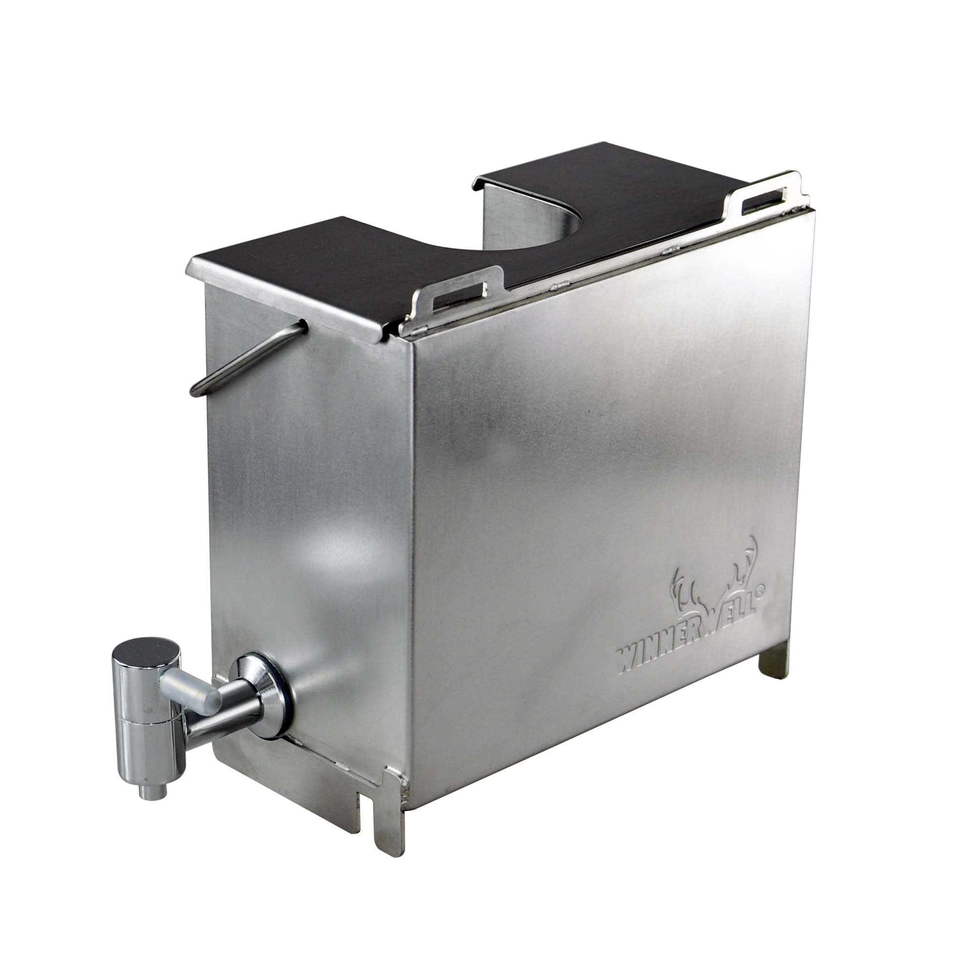 Winnerwell Water Tank Medium | Compatible with Medium Size Wood Burning Tent Stoves | Durable 304 Stainless Steel
