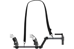 HOUNYOLN Gun Stock for Meta Quest 3, Compatible with VR Meta Quest 3s Controller Grips for Enhance Stability and Control Magnetic Stock Rifle Adapter (Black)