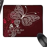 Romantic Multi-Size Mouse pad Abstract Floral Heart