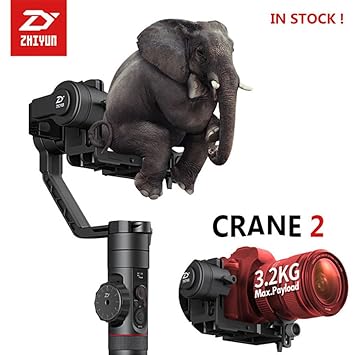 Grúa 2 Estabilizador Cardán de 3 ejes cardán cámara con doble ...