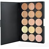 15 Colors Hydrating Cream Concealer Palette, Pure Vie Long Lasting Full Coverage Correcting Concealer Palette Foundation Camouflage Makeup Contour Kit for Conceals Corrects Dark Circles Acne Blemish#2