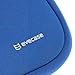 Evecase for Kids Tablet Sleeve Case, Slim Neoprene Briefcase w/ Handle & Accessory Pocket/ Ultra Portable Travel Carrying Pouch Cover - Blue