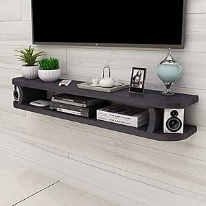 Gabinete de TV montado en la pared Estante de pared Estante de