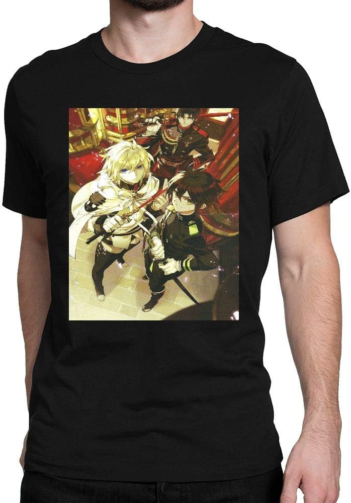 GOOD COME FROM Men's Owari No Seraph 2 Short Sleeve T Shirt