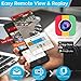 [6 LEDs & Wider FOV] xmartO Auto-Pair Wireless Security Camera System Outdoor, 4 Channel 1080p FHD NVR, 4pcs 720p HD WiFi Cameras with Audio Compatible, 100ft IR Night Vision, Dream Liner WiFi Relay