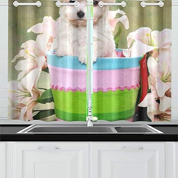 Amazon Com Yumoing Cute Maltese Puppy Easter Basket Kitchen