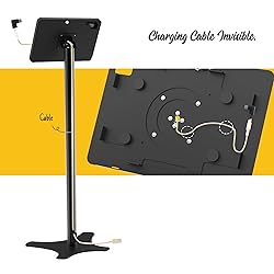 Beelta Tablet Kiosk Floor Stand, Anti-Theft, Rotate