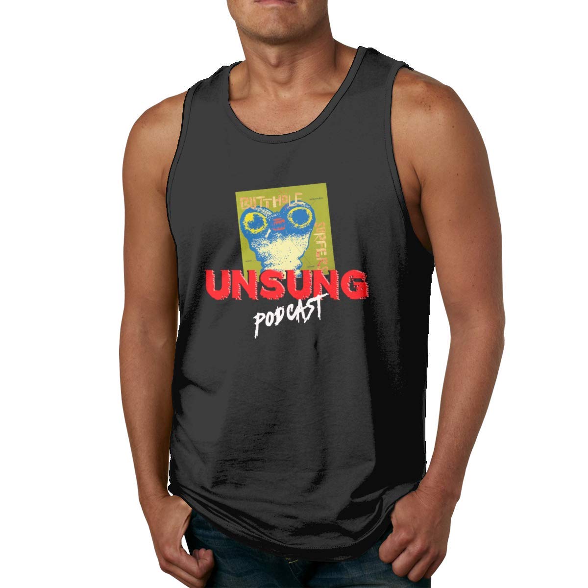 Macwe Butthole Surfers Independent Worm Saloon Man Running Sleeveless Summer Sport T Shirt