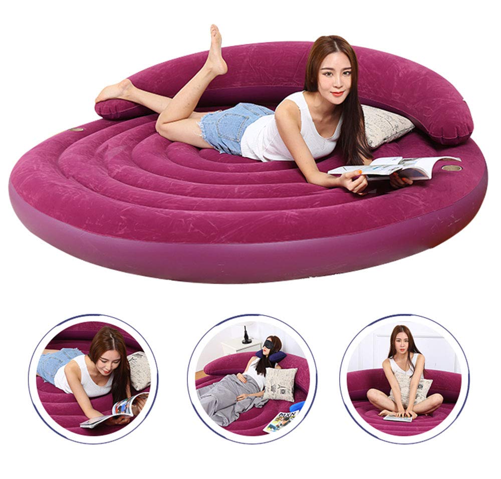 round inflatable bed