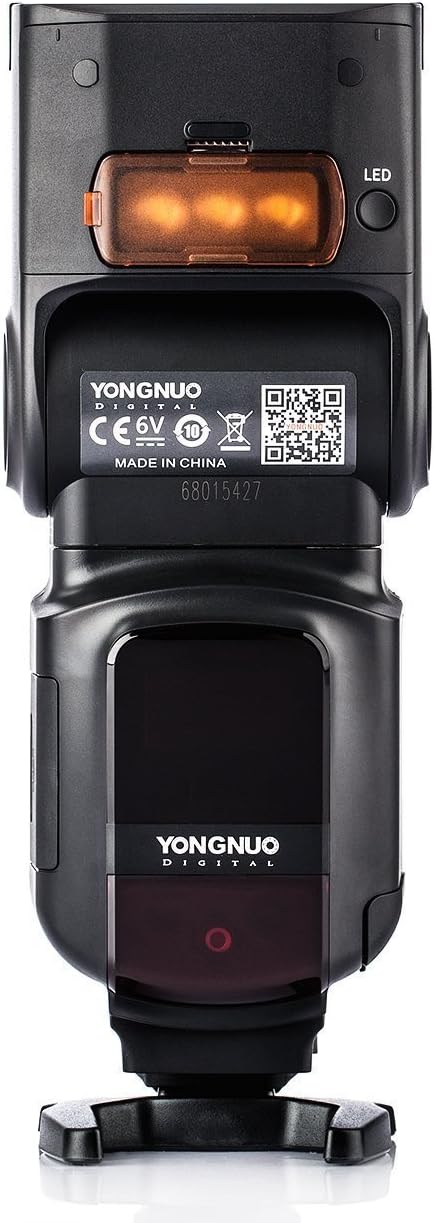YONGNUO YN968EX-RT Wireless TTL Master Slave Flash Speedlite Flash Gun with Built-in LED Light 1/8000s HSS for Canon with NAMVO Diffuser - Image 4