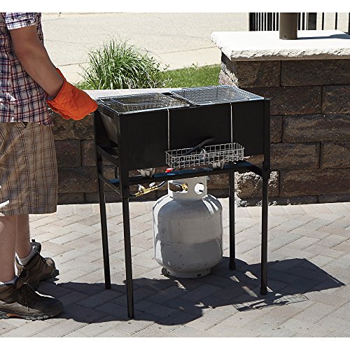 Kitchener Triple Basket Deep Fryer Import It All