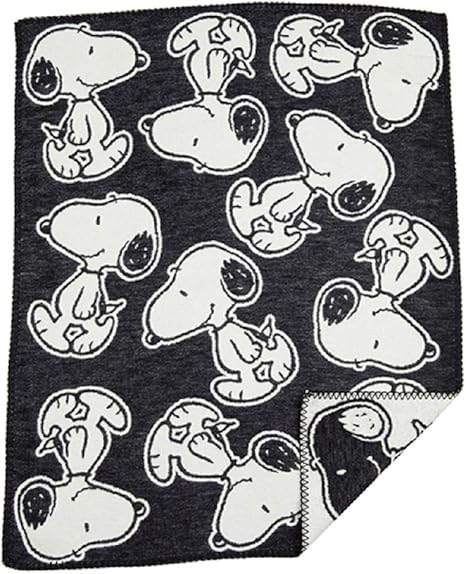 Amazon クリッパン ライトコットン ミニ 70 90 スヌーピー ブラック コットン ミニブランケット 並行輸入品 ひざ掛け ハーフケット オンライン通販