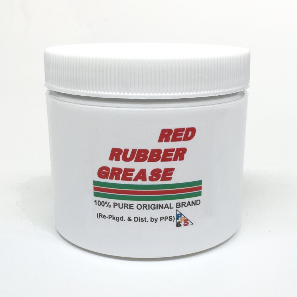 114 gm / 4 oz. 100 PURE GENUINE CASTROL RED RUBBER GREASE, for Brake