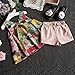 TIFENNY Girls Outfit Clothes Floral Vest T-Shirt+Shorts Pants Set, Clearance! Green