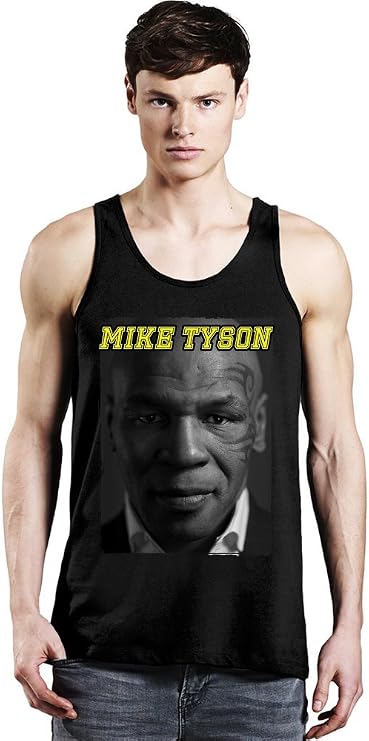 Mike Tyson Portrait Tank Top XX-Large : Amazon.co.uk: Clothing