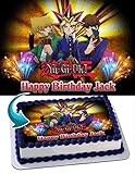 Yu-Gi-Oh! Edible Cake Image Personalized Toppers Icing Sugar Paper A4 Sheet Edible Frosting Photo Cake Topper 1/4 YGO12