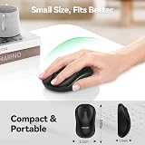 TECKNET Silent Wireless Mouse 2.4GHz 3200 DPI Ambidextrous USB Receiver view 2