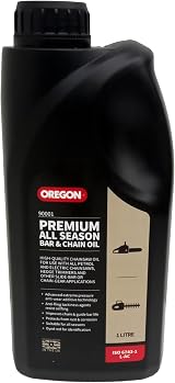 Oregon Chain and Bar Oil 1L for Gas Electric Chainsaws High Film Strength
