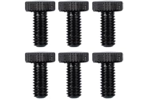 Lawnoval Set of 6 Electric Guitar Tremolo Bridge Fine Tuning Screws Floyd Rose, ChromeBlackGold, 5mm Thread Diameter, 135mm L