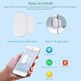 Fuers WiFi Door Window Alarm Sensor Magnetic Contact Alexa Google Home Tuya App view 7