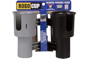 ROBOCUP 12 Colors, Best Cup Holder for Drinks, Fishing Rod/Pole, Boat, Beach Chair, Golf Cart, Wheelchair, Walker, Drum Stick