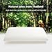 Natural Latex Pillow for Sleeping, YiiMO Breathable Ergonomic Contour Pillows for Neck/Shoulder Pain and Fatigue Relief (Queen-classic)