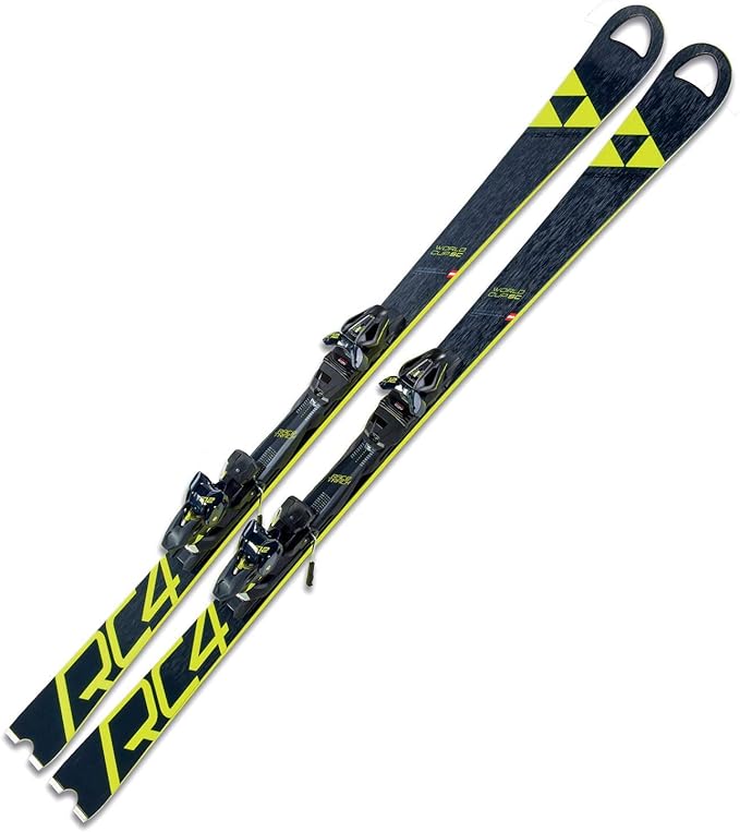Ski Fischer RC4 Worldcup SC Yellow Base 170cm World Cup 2019 + Bindung RC4 Z12 Powerrail Amazon