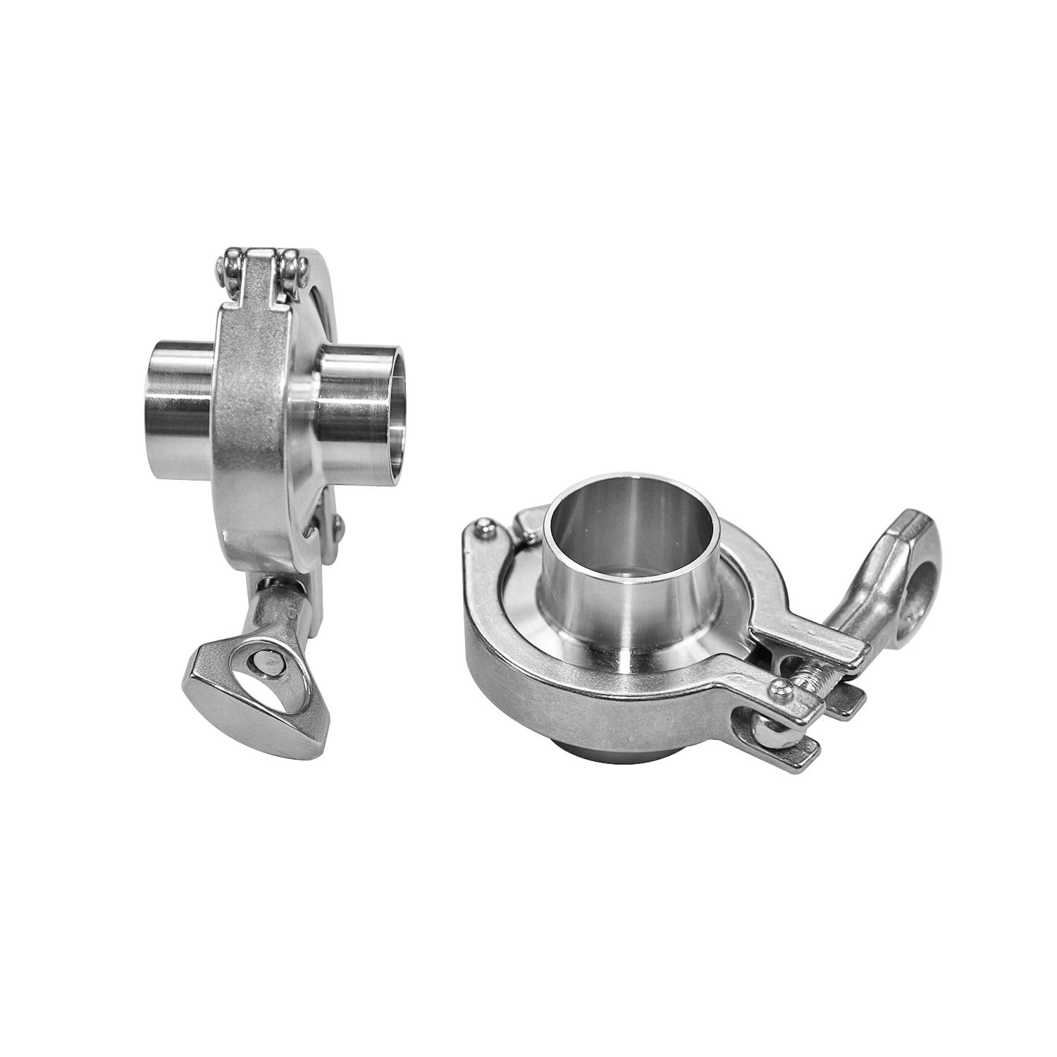 Industrial & Scientific AKIHISA 2 Inch Tri Clamp Fastening Clamp Joint Set,304 Stainless Steel