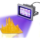 3D Printer UV Resin Curing Light for SLA/DLP/LCD 3D Printing, Solidify Photosensitive Resin, 405nm UV LED Lights with 60w Output Affect